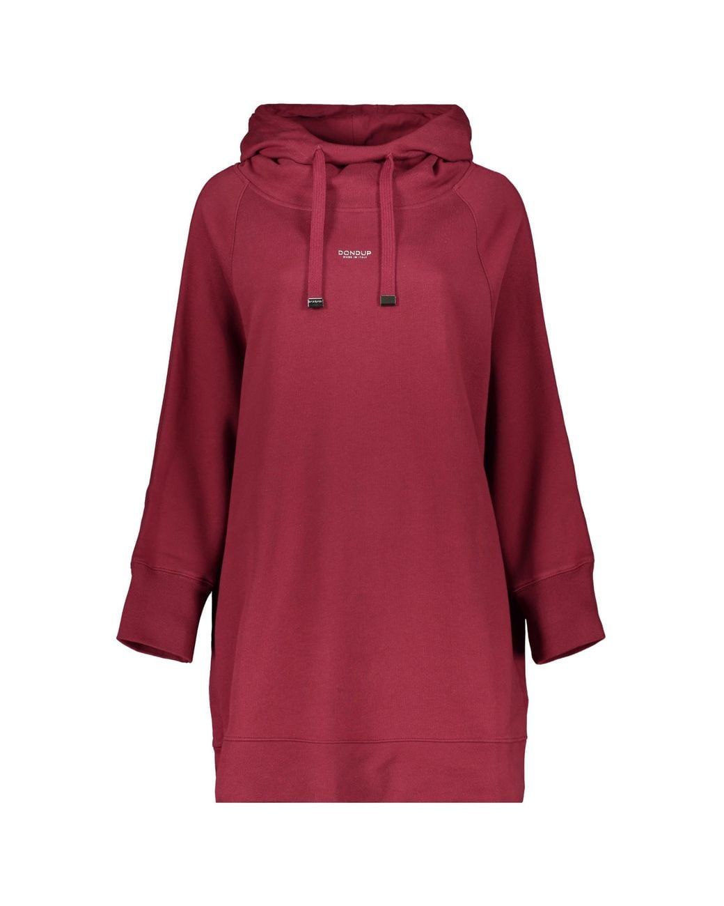 Dondup Red Oversized Hoodie