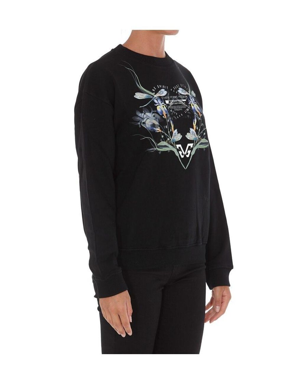Givenchy Black Pattern Printed Hoodie
