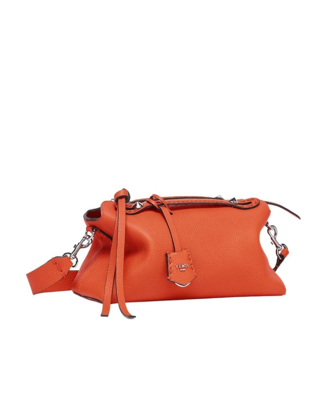 Fendi Orange By The Way Selleria Medium Crossbody Bag