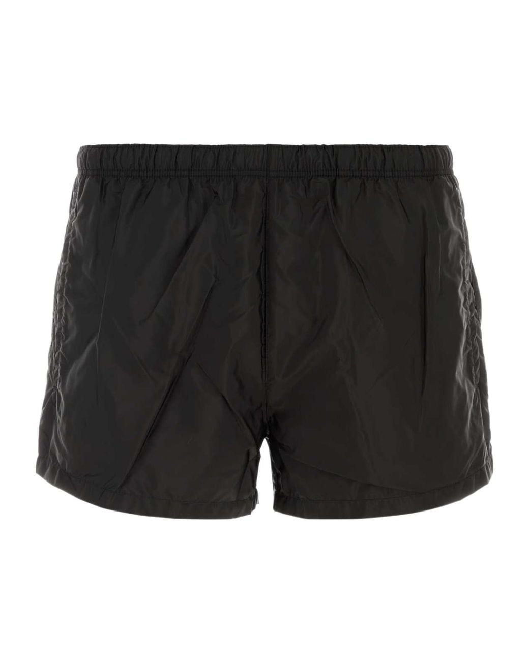 Prada Black Logo Swim Shorts for men