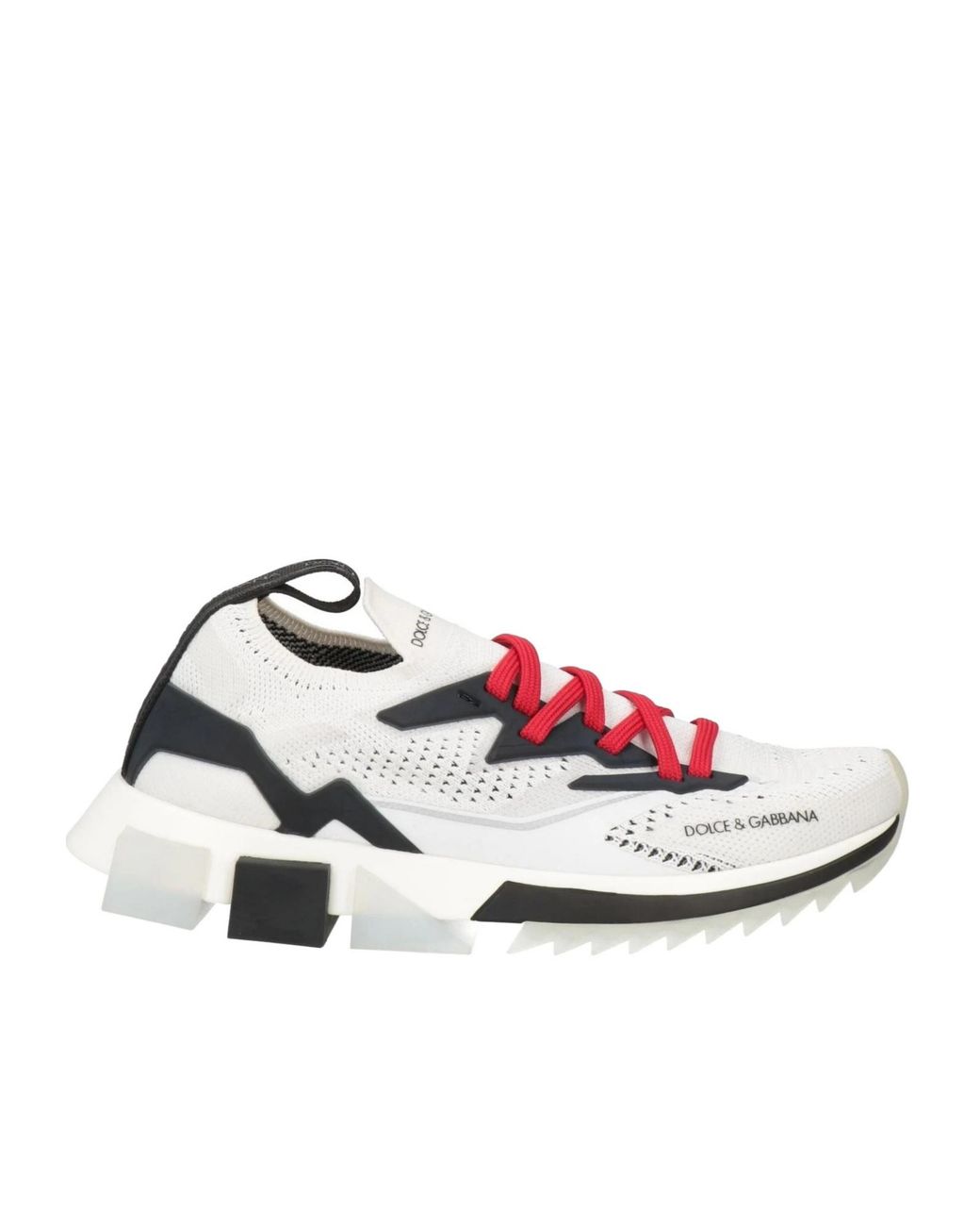 Dolce & Gabbana White Sock Sneakers