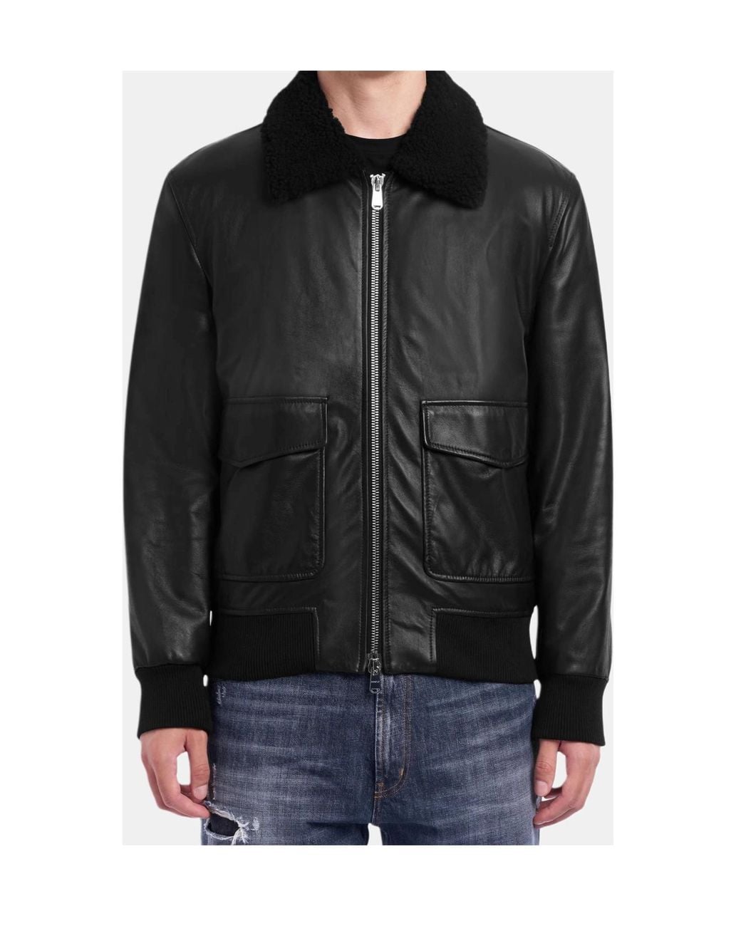 Dondup Black Jacket for men