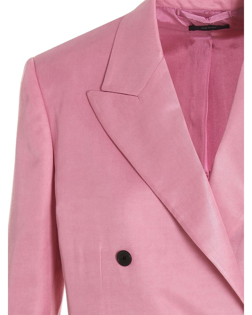 Tom Ford Pink Double-Breasted Blazer