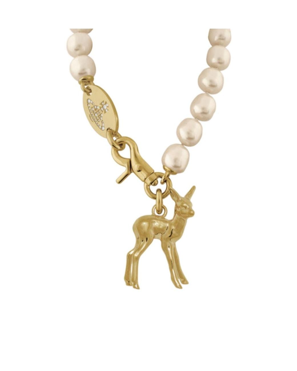 Vivienne Westwood Metallic Monette Necklace