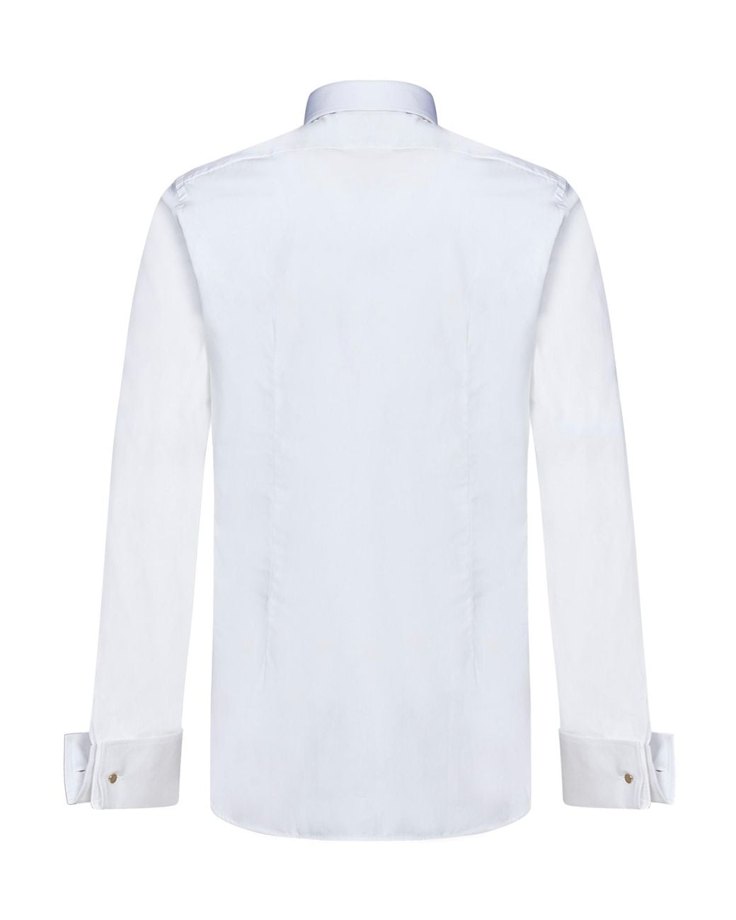 Tom Ford White Long-Sleeved Poplin Shirt for men
