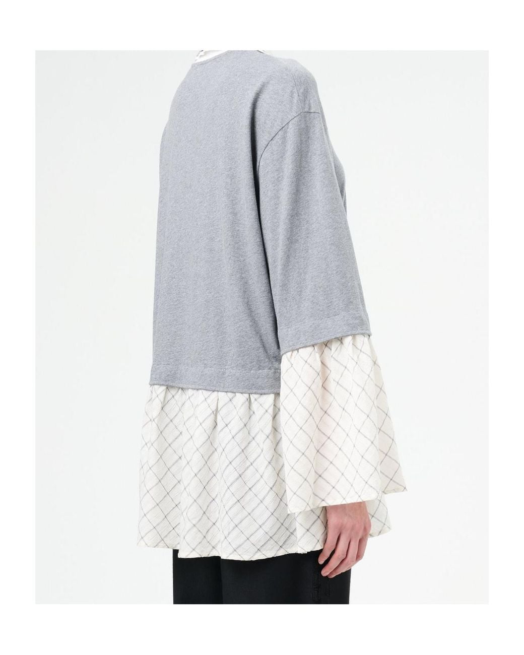 Our Legacy Gray Reminiscing Panelled Mini Dress