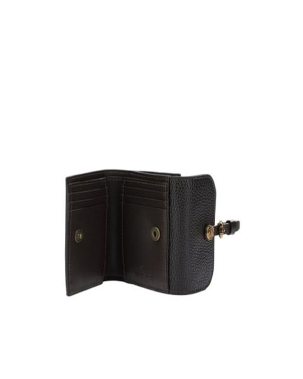 Etro Black Pony Buckle Wallet