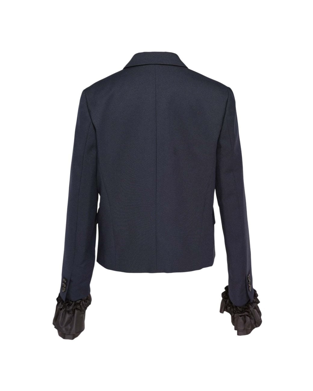 Comme des Garçons Blue Single-Breasted Coat