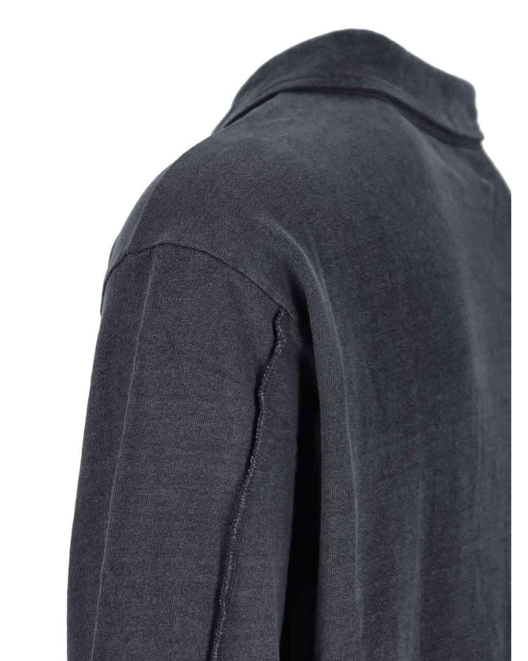 mfpen Black Raise Button-Up Shirt for men