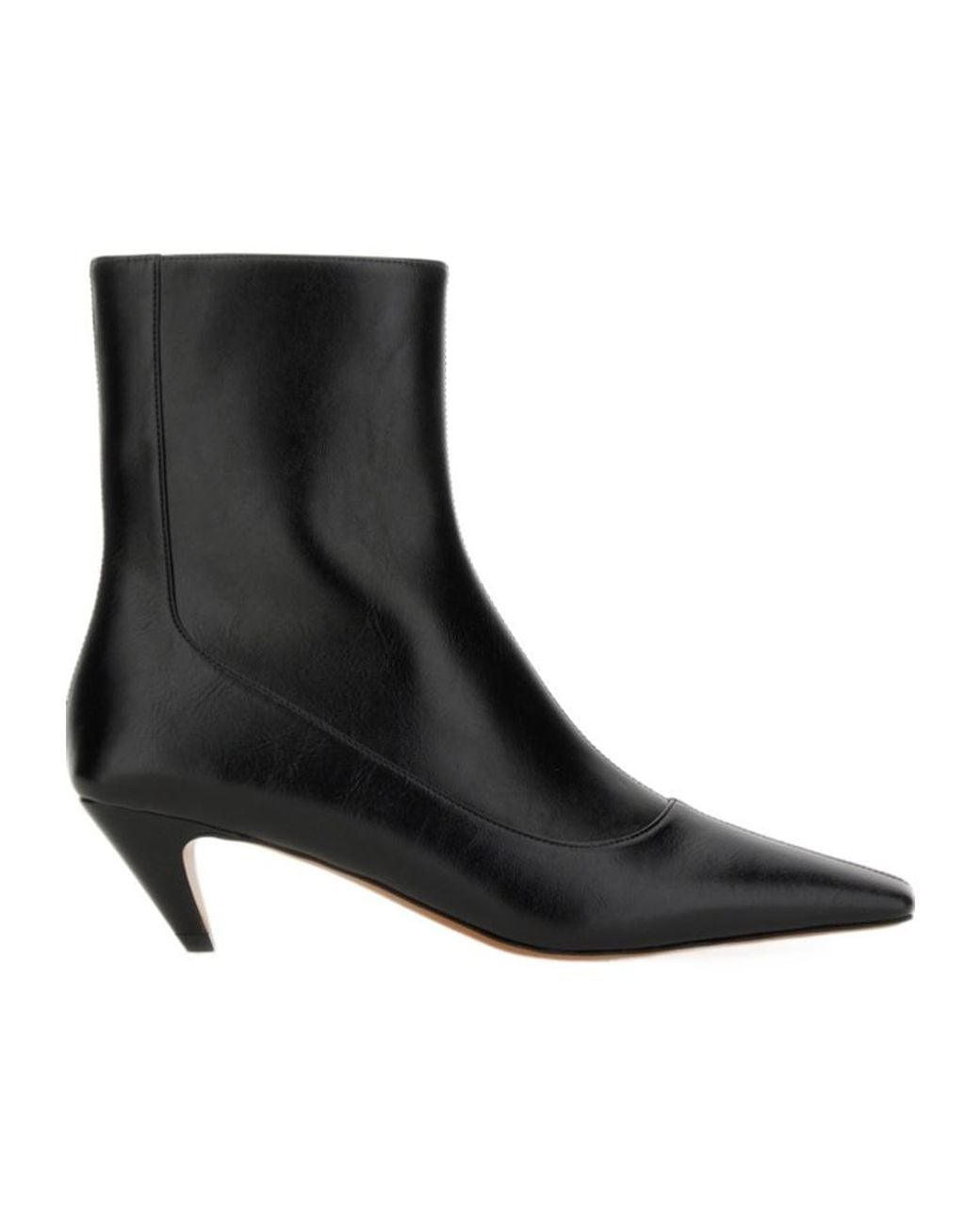 Stella McCartney Black Pointed Toe Zipped Boots