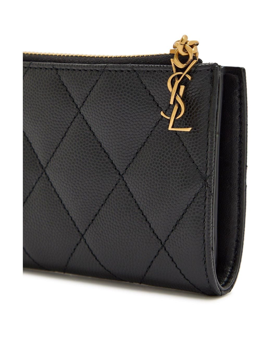 Saint Laurent Black Small Card Holder