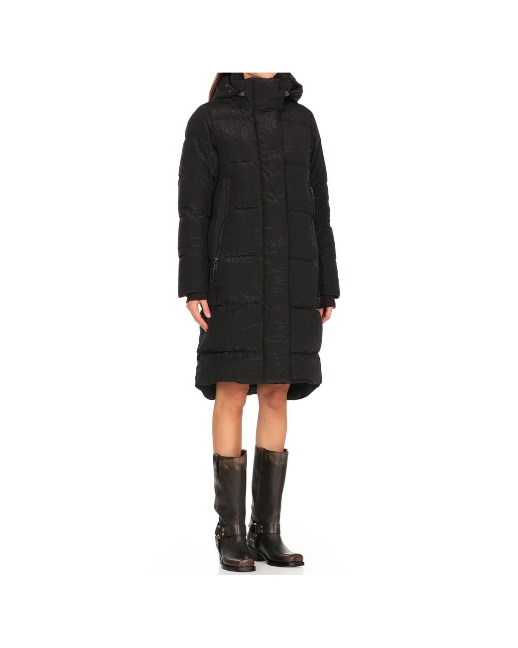 Canada Goose Black Byward Shiny Crinkle Parka