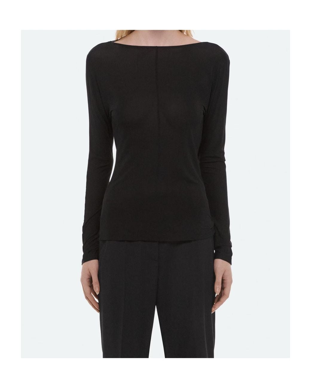Helmut Lang Black Long-Sleeved T-Shirt