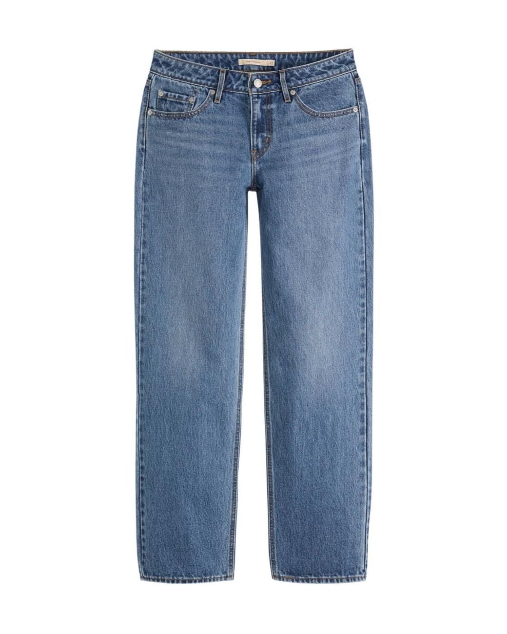 Levi's Blue Low Straight Jeans