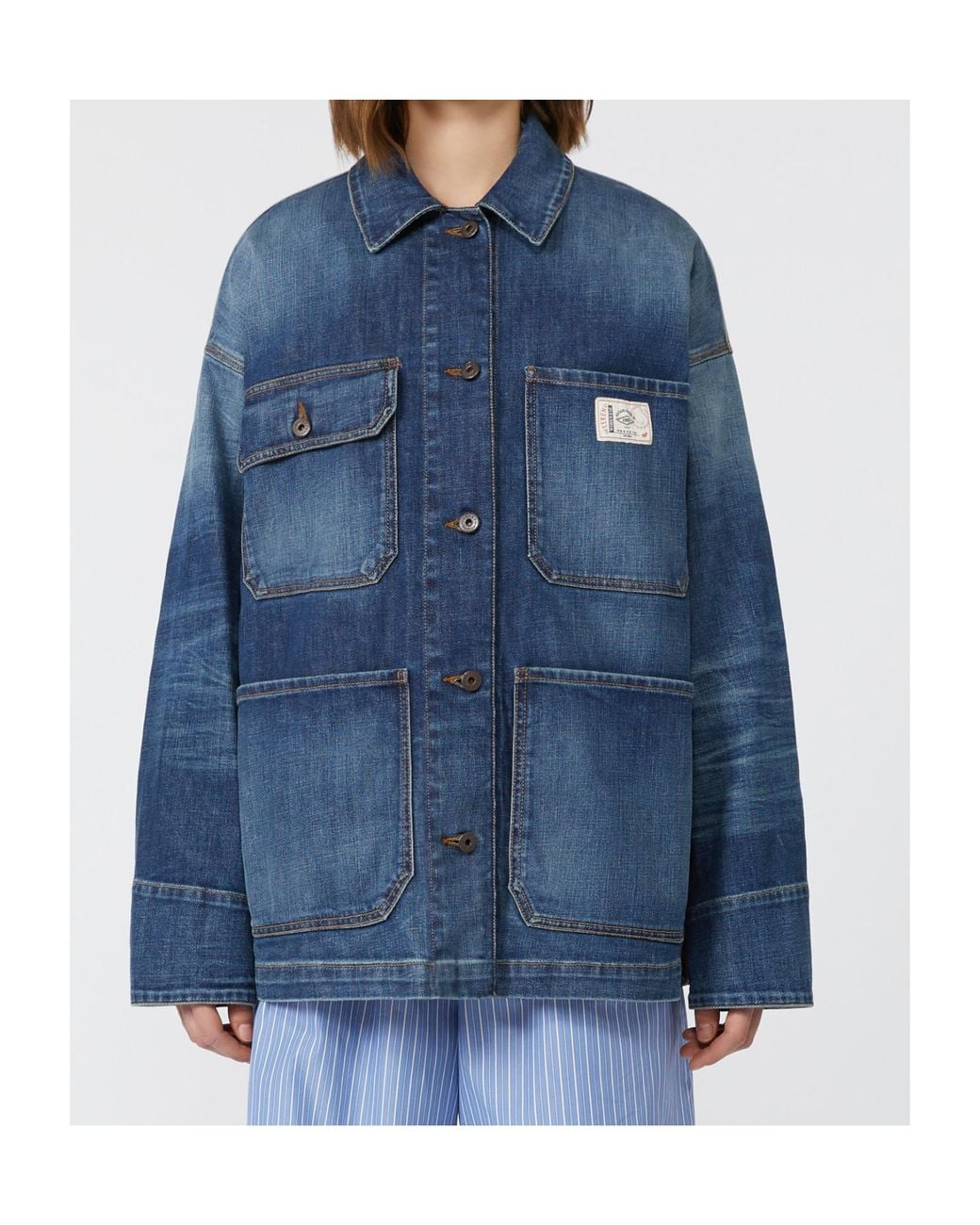 Max Mara Blue Weekend Aligi Denim Jacket