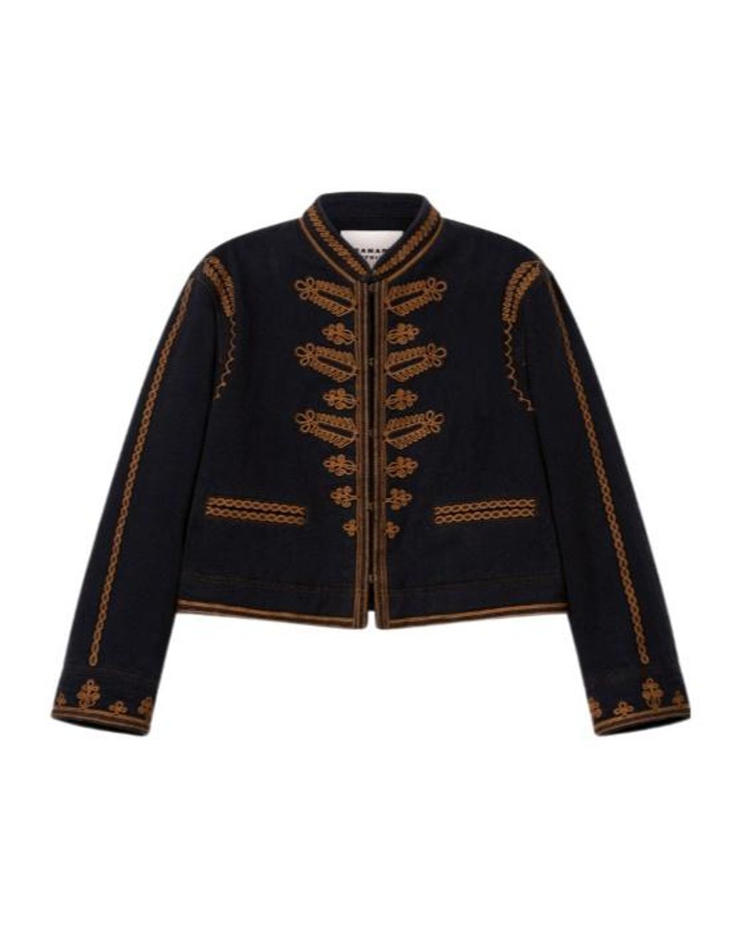 Isabel Marant Black Isabel Marant Étoile Emalia Embroidered Jacket