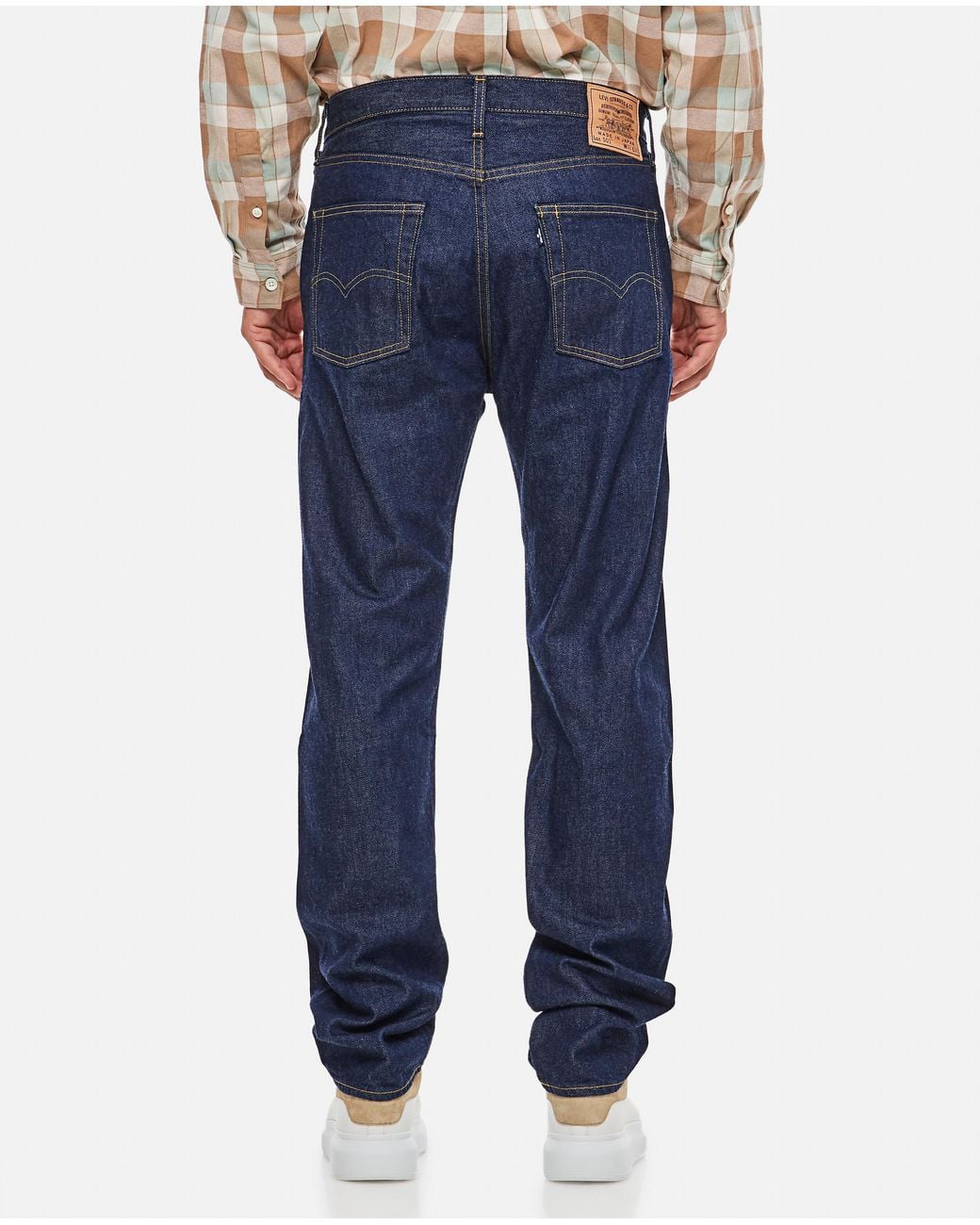 Levi's Blue 501 80S Straight-Leg Jeans for men
