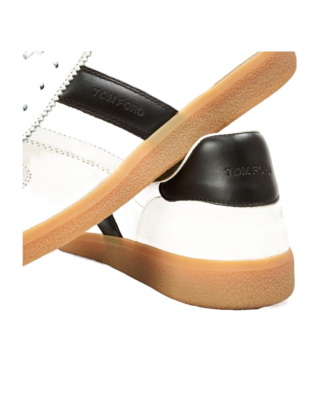 Tom Ford White Versatile Low-Top Shoes for men