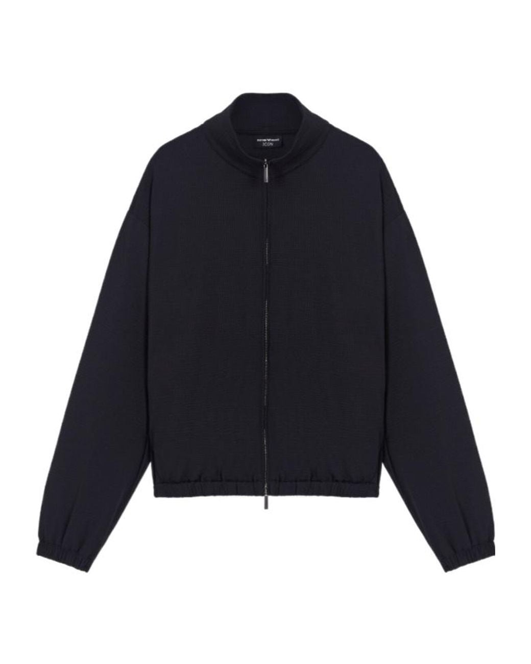 Emporio Armani Blue Full-Zip Casual Jacket for men