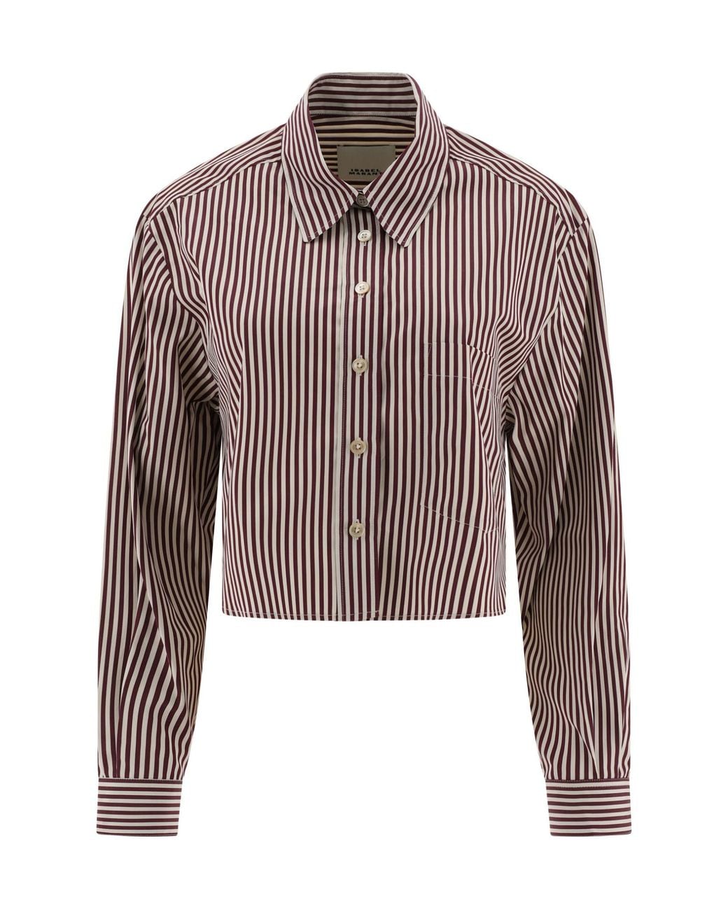 Isabel Marant Brown Fleora Striped Shirt