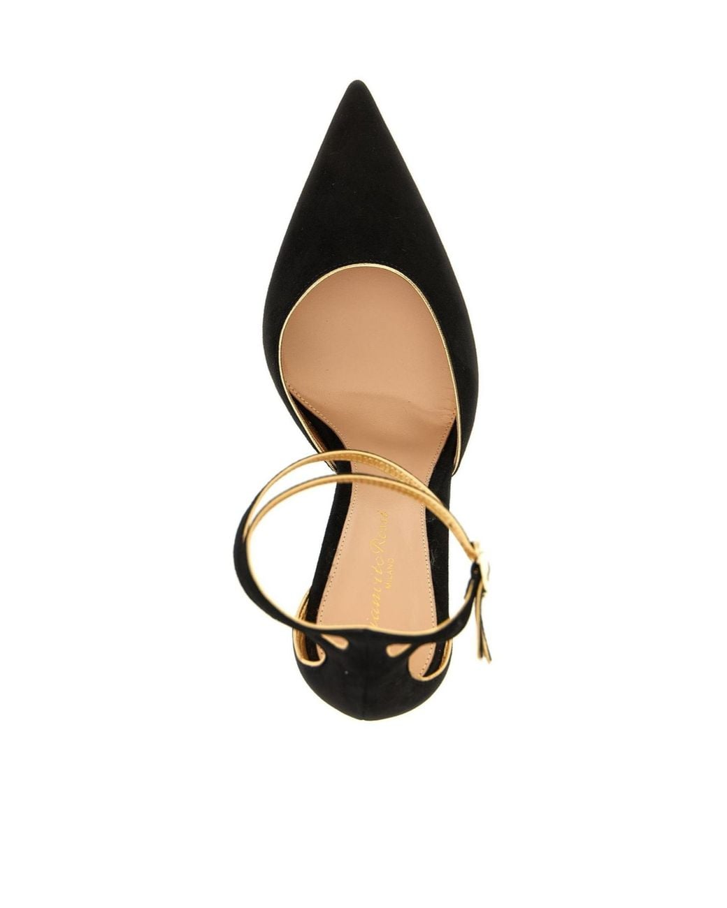 Gianvito Rossi Metallic Ivette Pointed-Toe Pumps