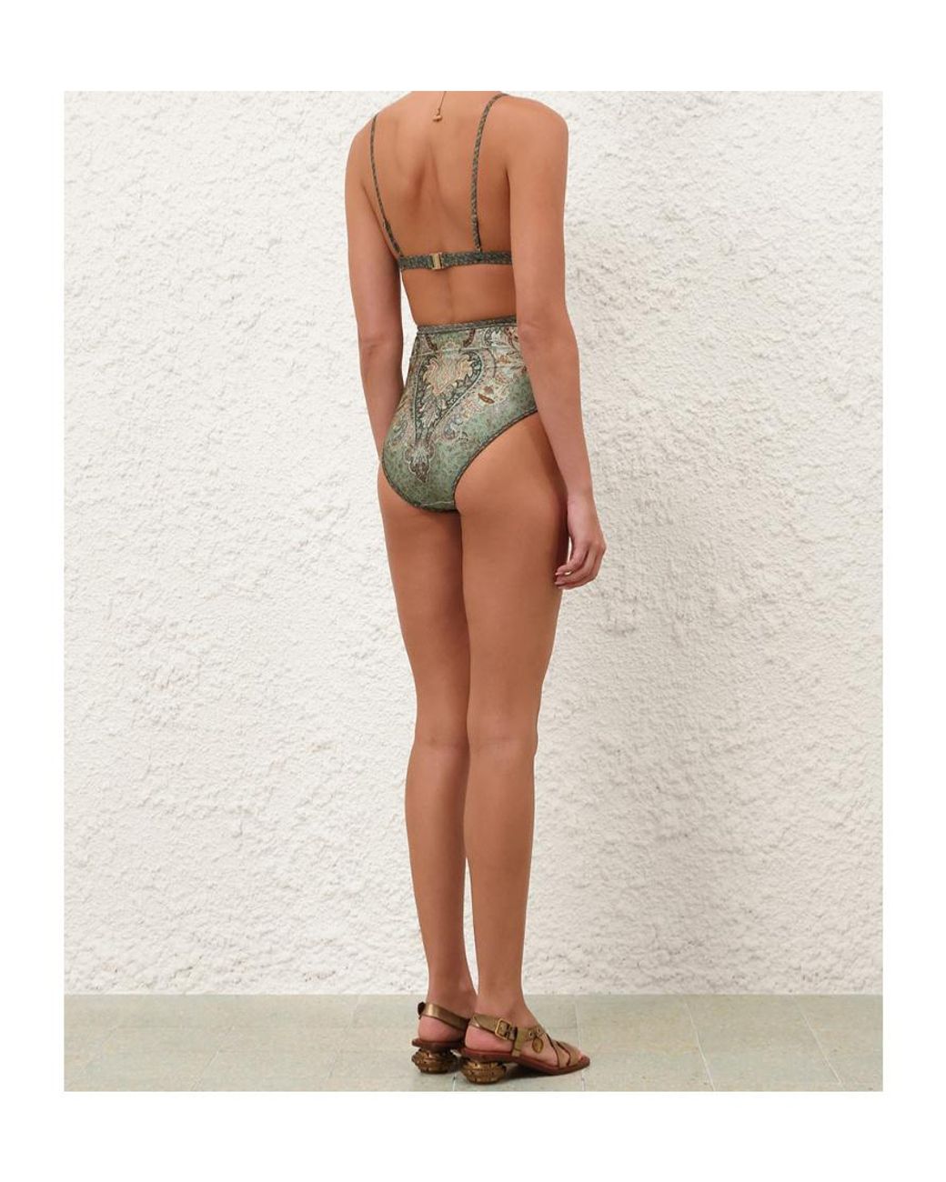 Zimmermann Green Stylish Mini Top For
