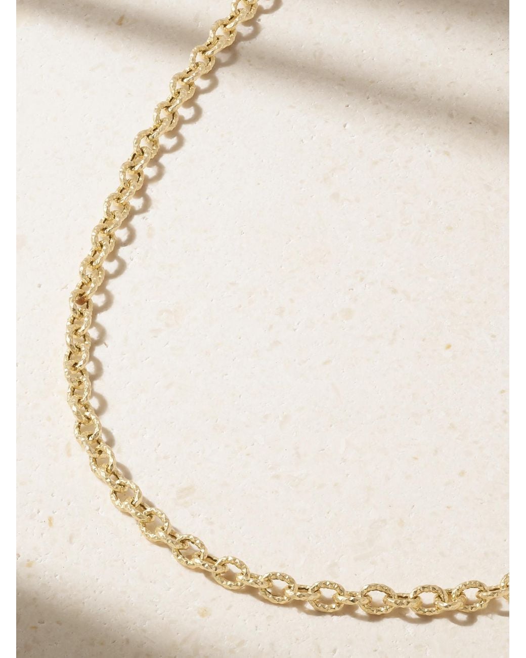 Carolina Bucci Metallic 18K Fine Chain Necklace