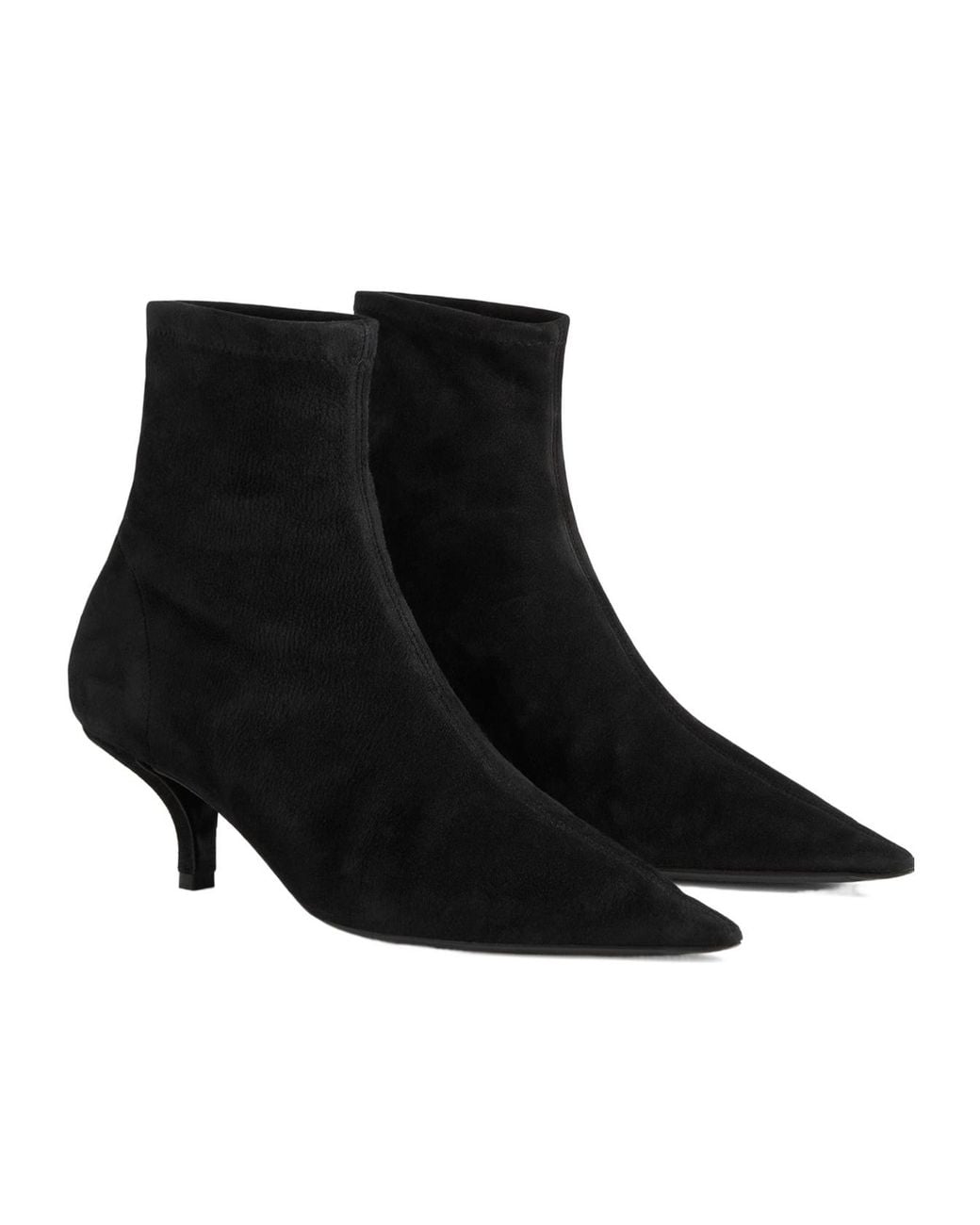 Totême Black Totême Pointed Toe Sock Boots