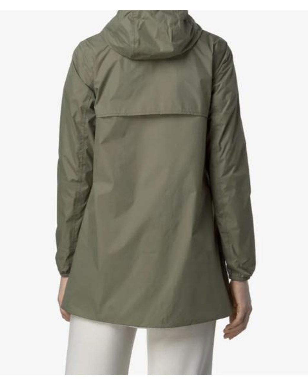 K-Way Green Reversible Waterproof Mid Jacket