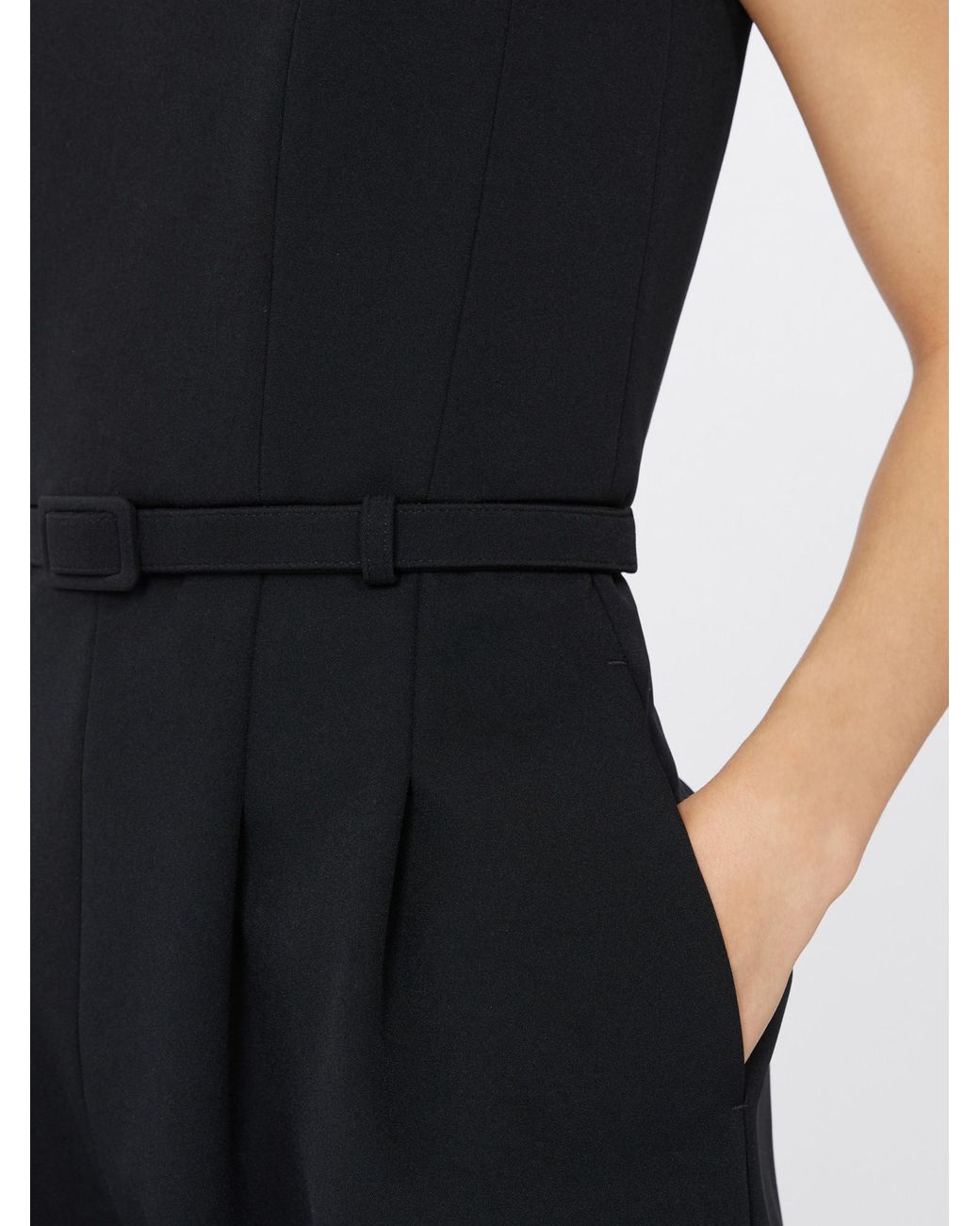 Max Mara Black Pianoforte Voghera Strapless Jumpsuit