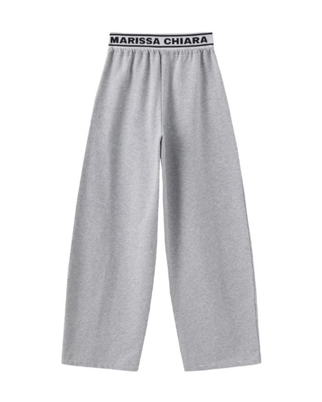 Marissa Chiara Gray Drawstring Sweatpants