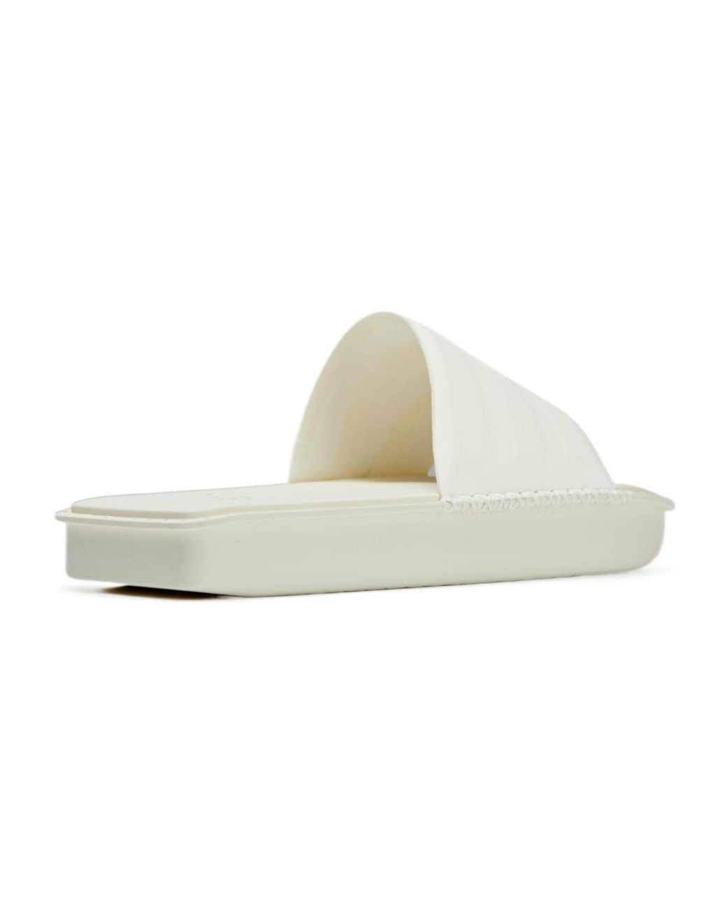 Y-3 White Water Square Toe Slides
