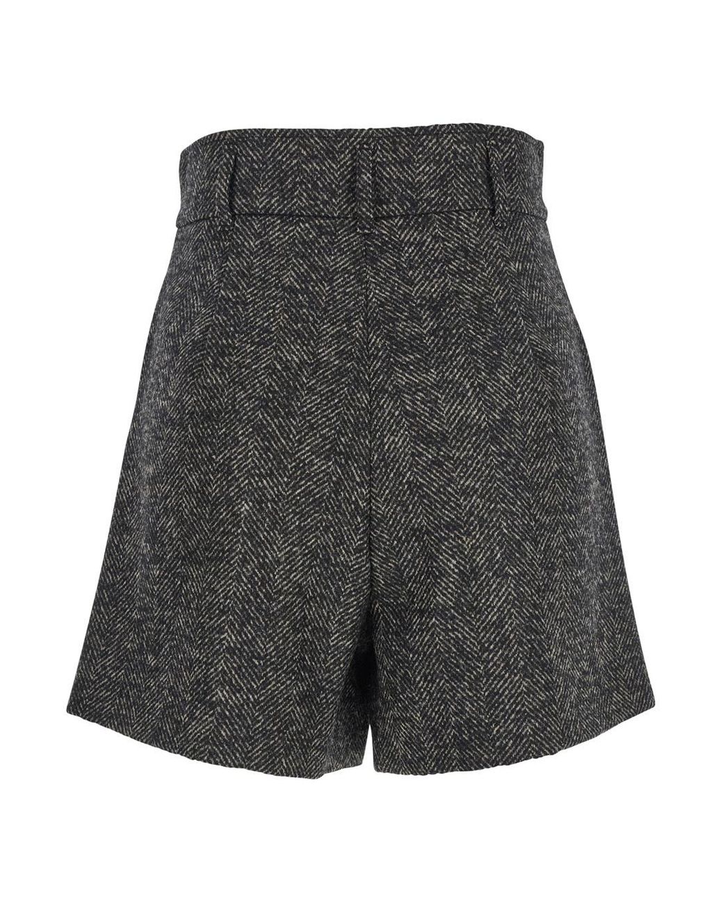 Max Mara Black Bolzano Shorts
