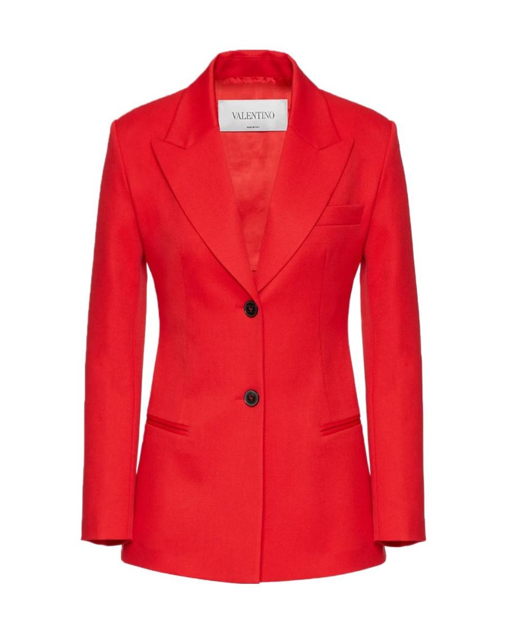Valentino Single-Breasted Stretch Tailored Jacket
