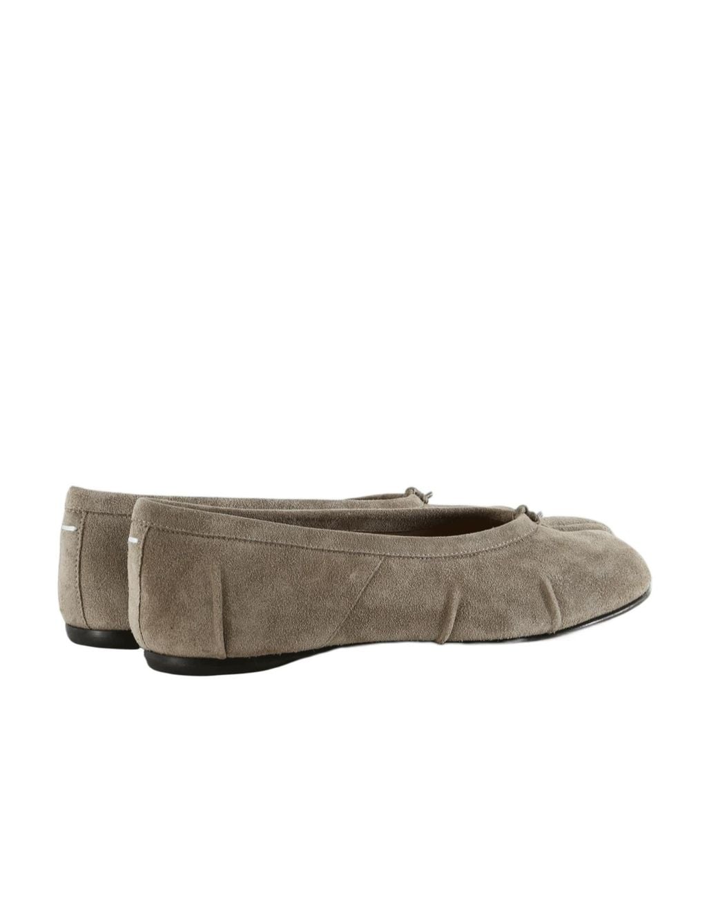 Maison Margiela Gray Tabi Ballerina Shoes