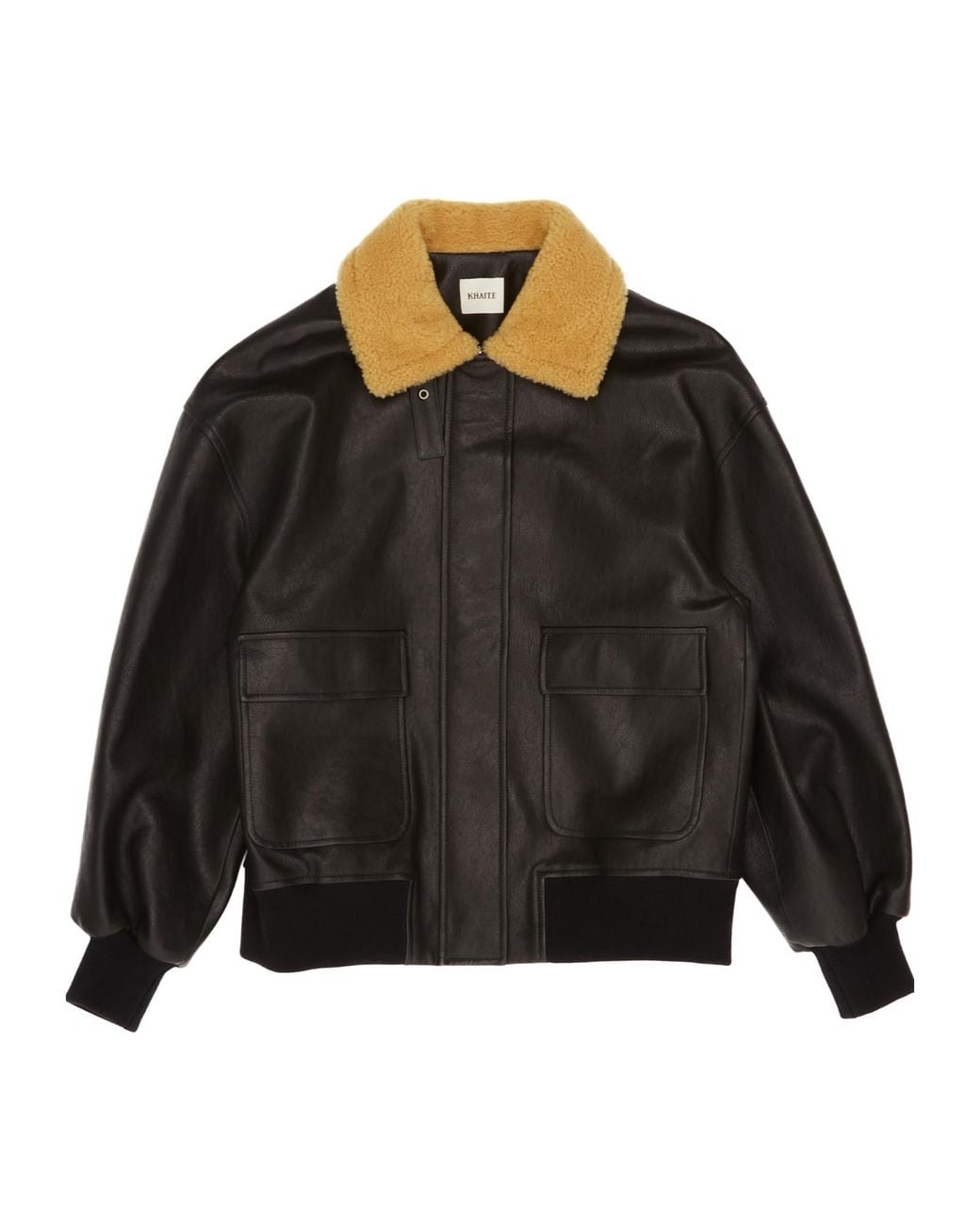 Khaite Black Long-Sleeve Casual Jacket