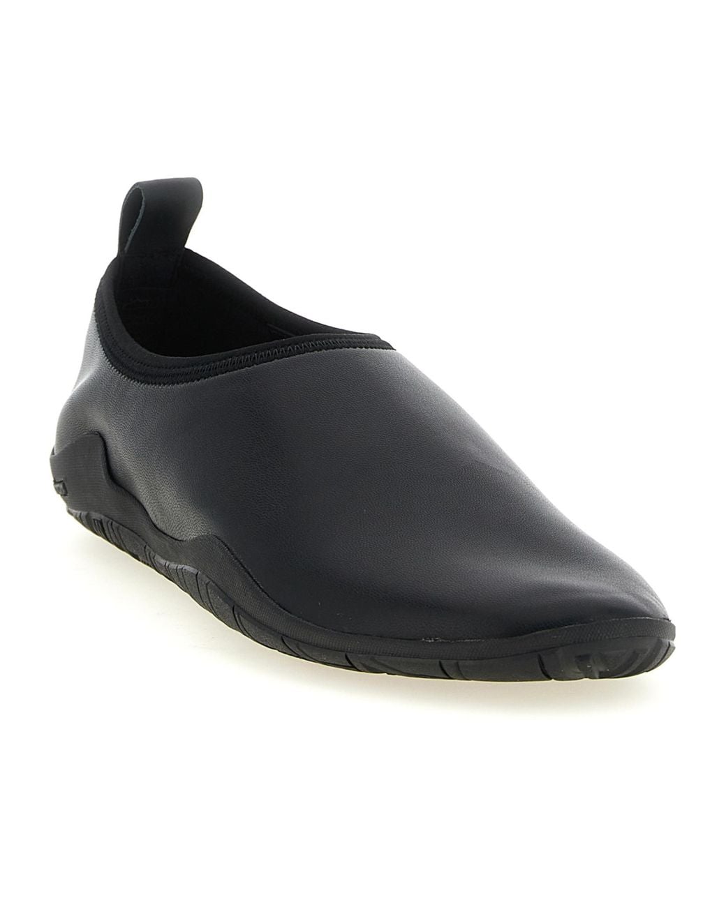 Jil Sander Black Elbe Technical Slip-On Slippers
