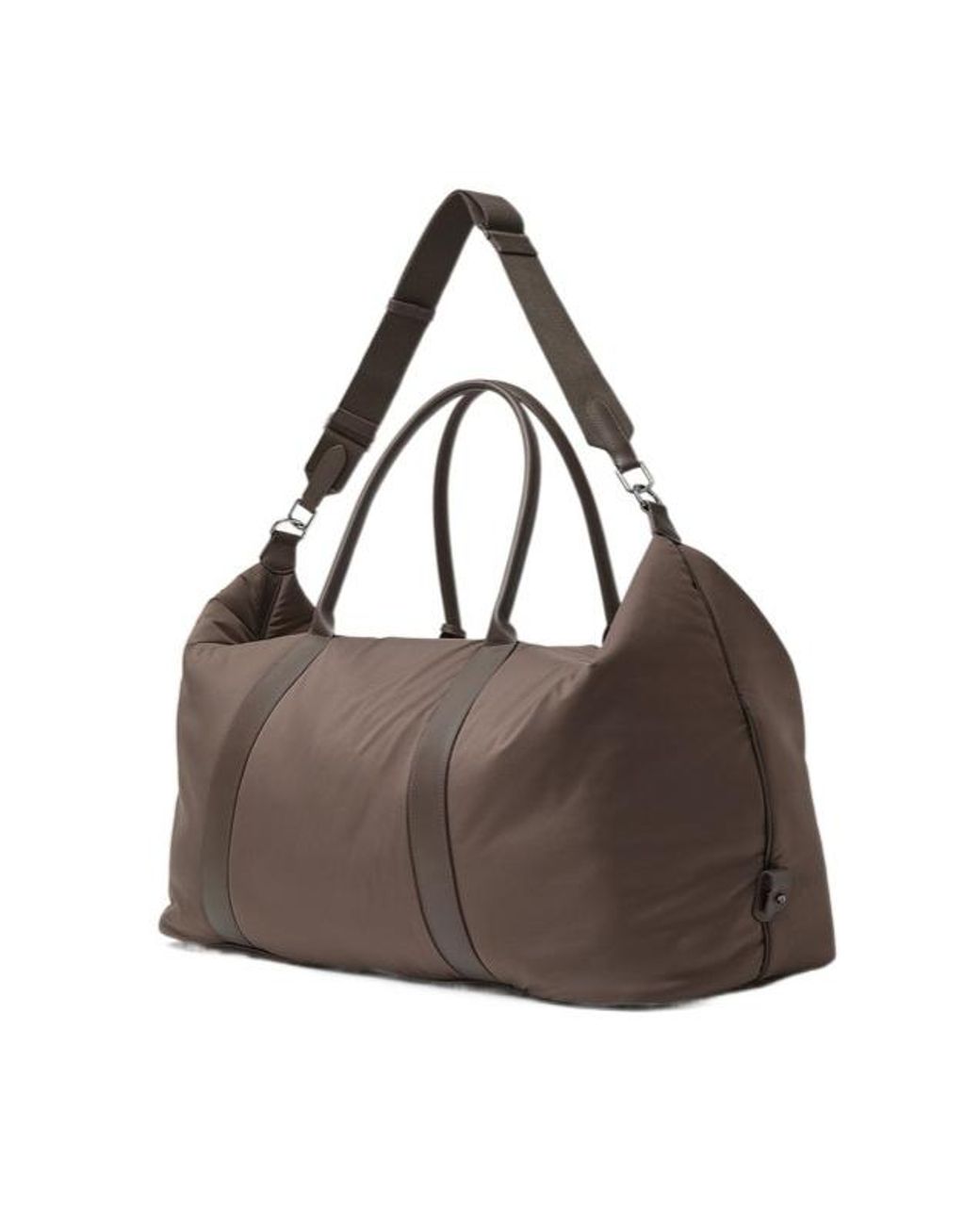 Loro Piana Brown Wind Duffle Bag for men