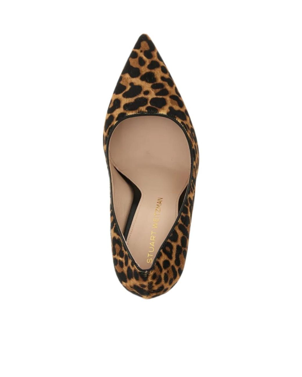 Stuart Weitzman Brown Leopard-Print High Heels