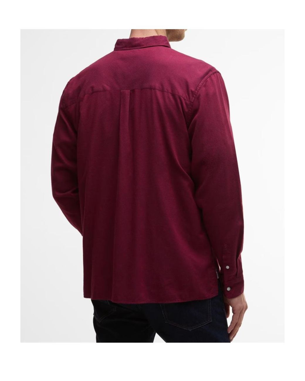 Barbour Red Sealane Relaxed Long-Sleeved Shirt for men