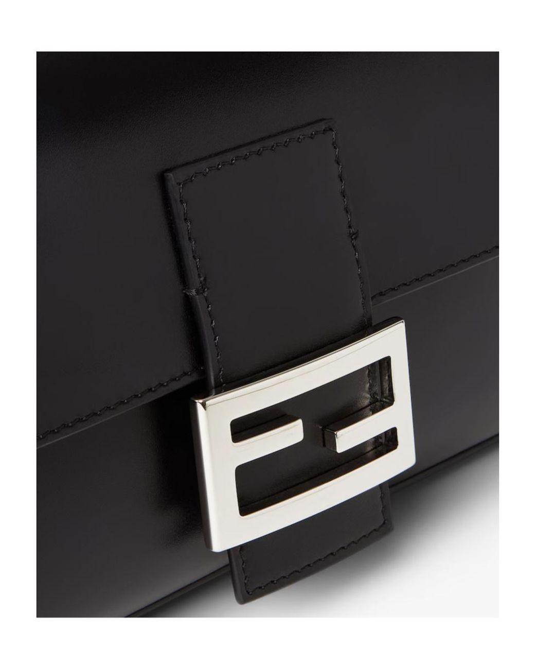 Fendi Black Baguette 26424 Shoulder Bag