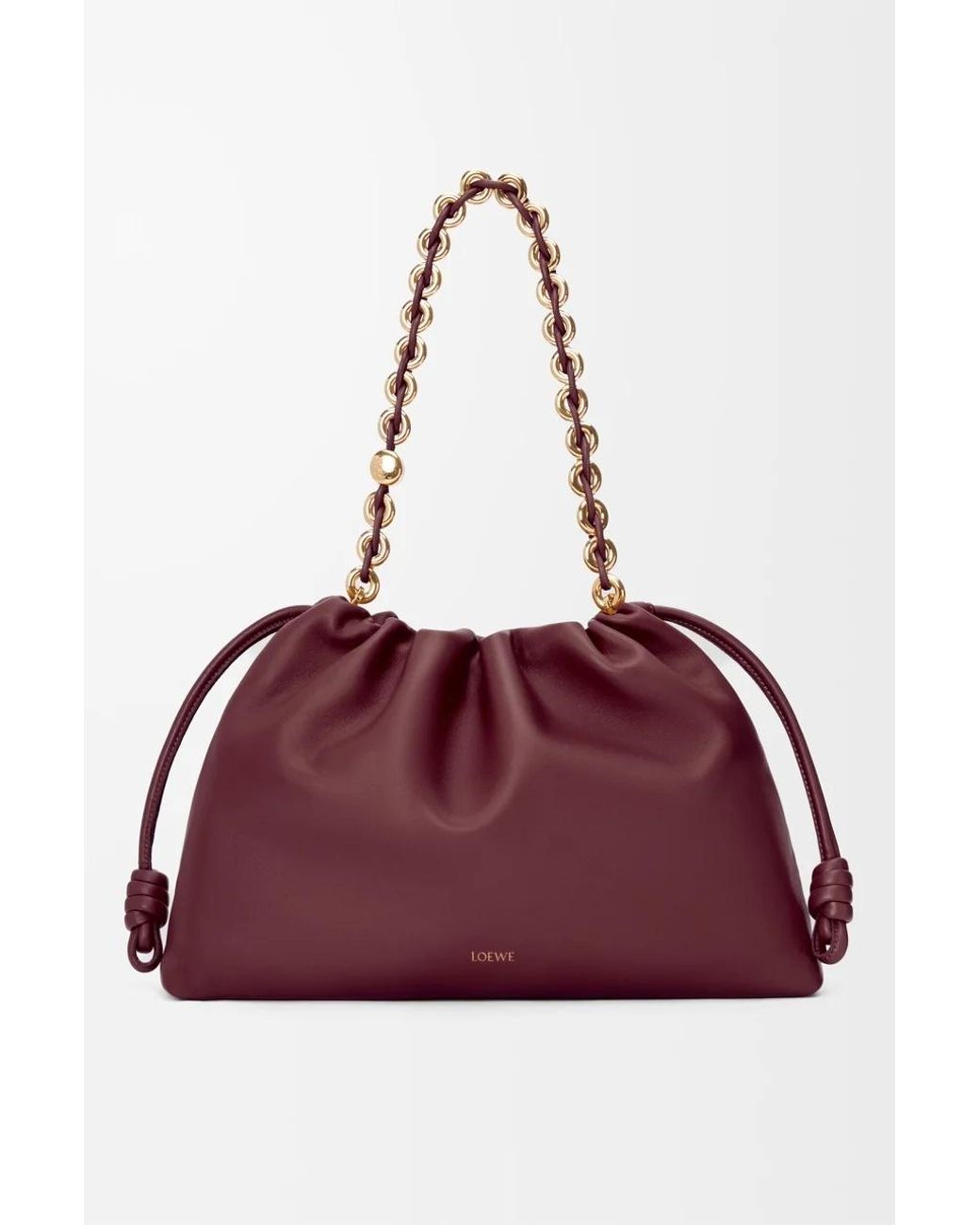 Loewe Red Large Flamenco Tote Bag