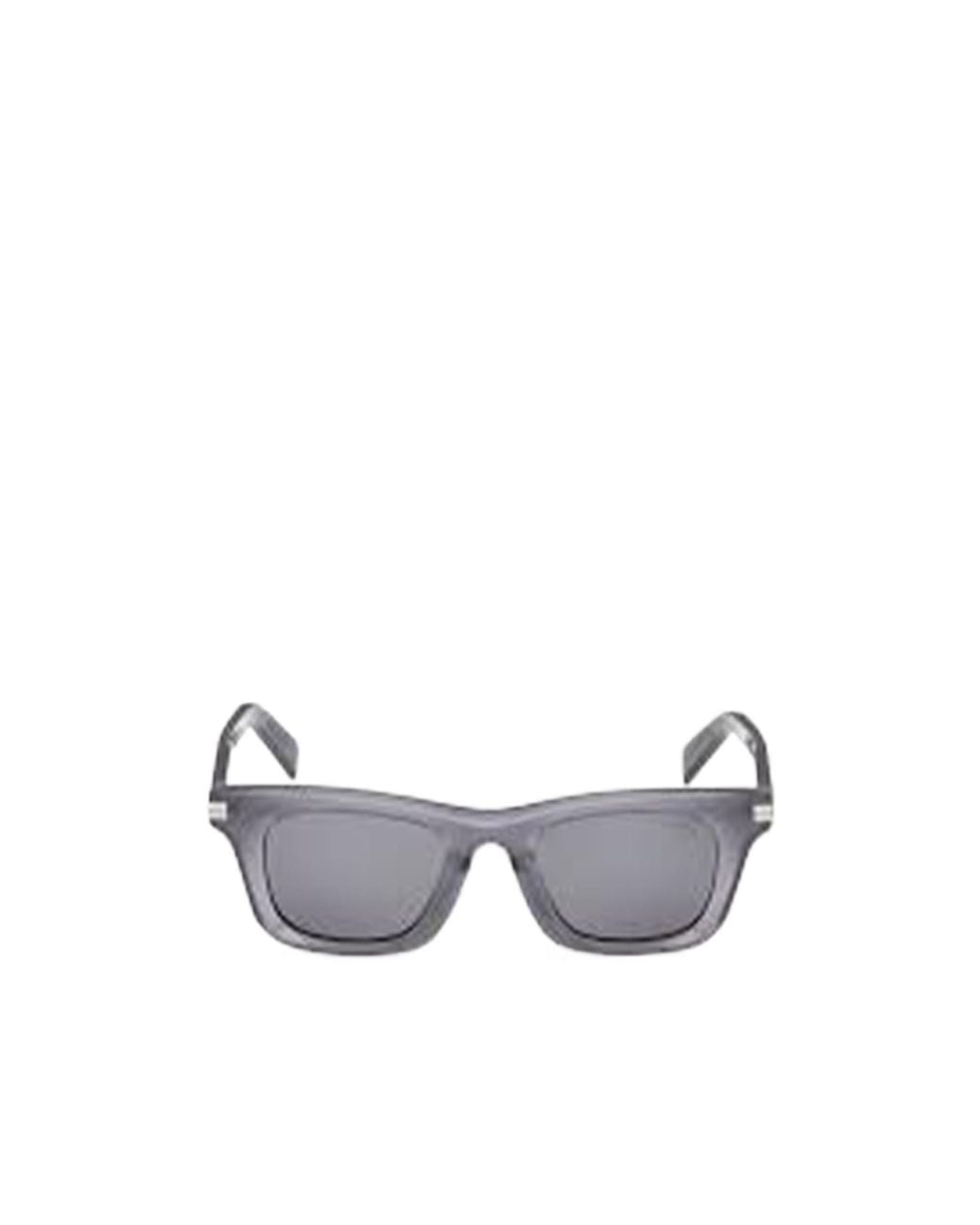 Zegna White Square Frame Sunglasses for men