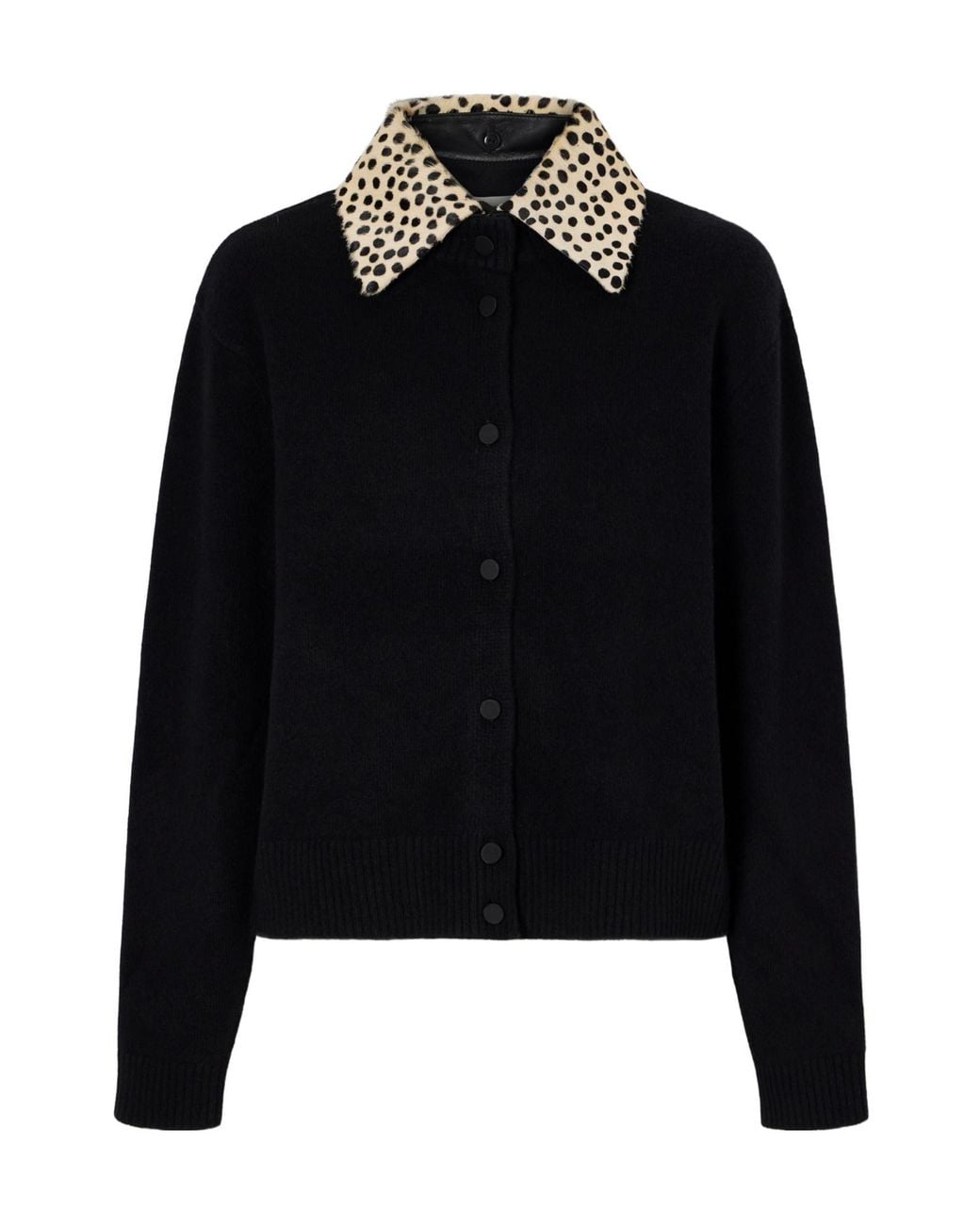 Rohe Black Simple Knitted Cardigan