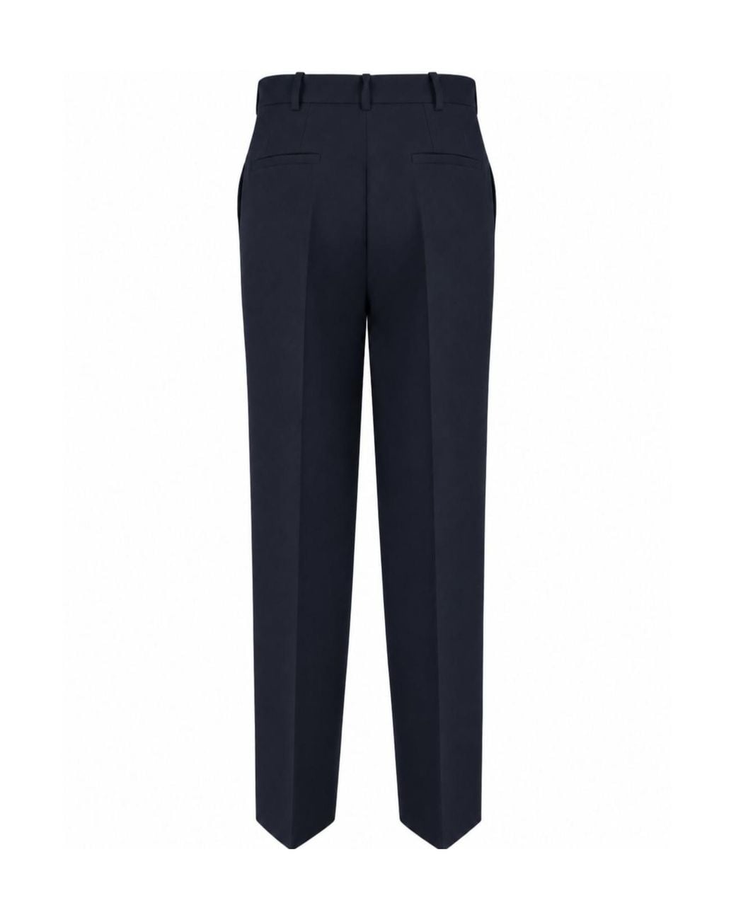 P.A.R.O.S.H. Blue Pressed-Crease Tailored Trousers