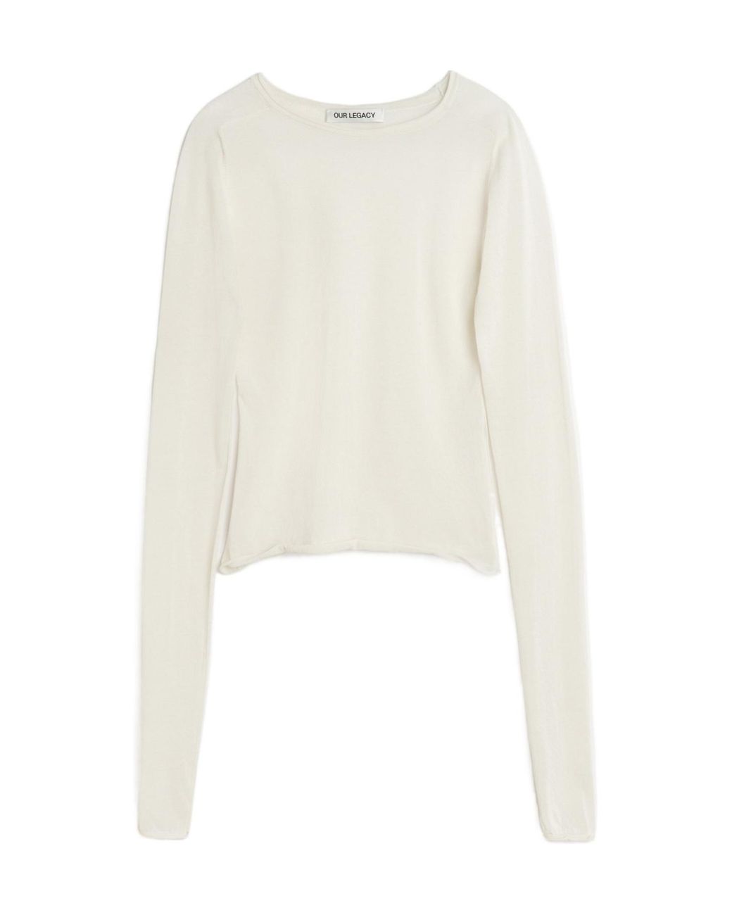 Our Legacy White Crew-Neck Top