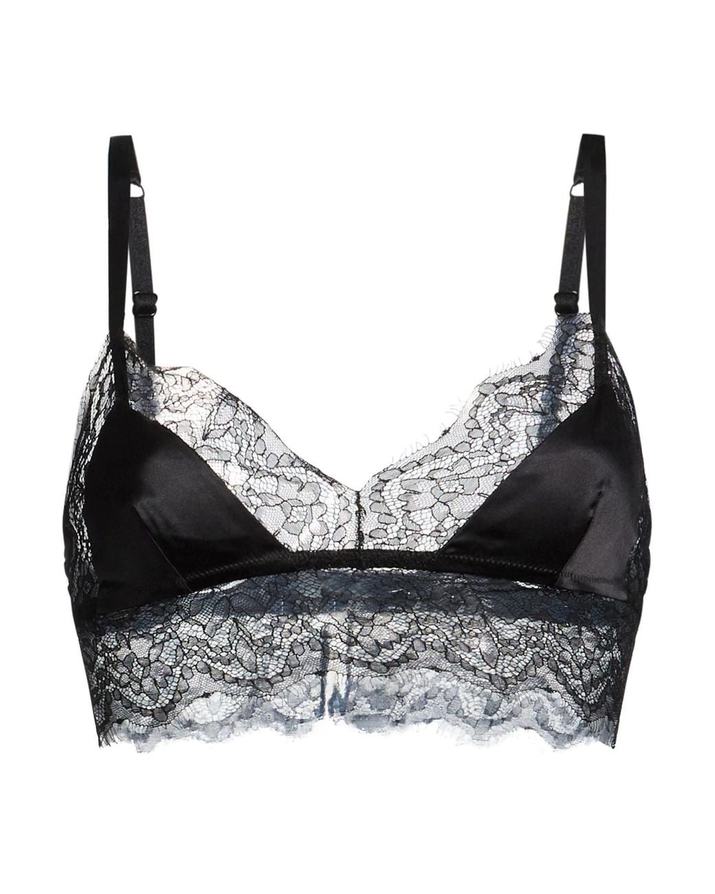 Dolce & Gabbana Black Solid Colour Bras
