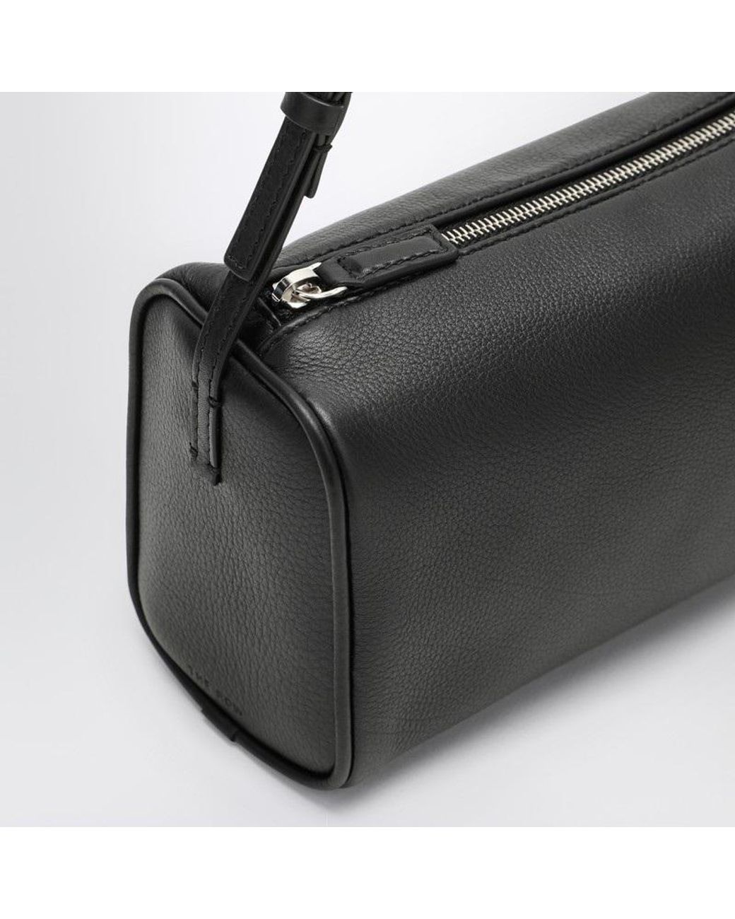 The Row Black 90's Top Handle Bag