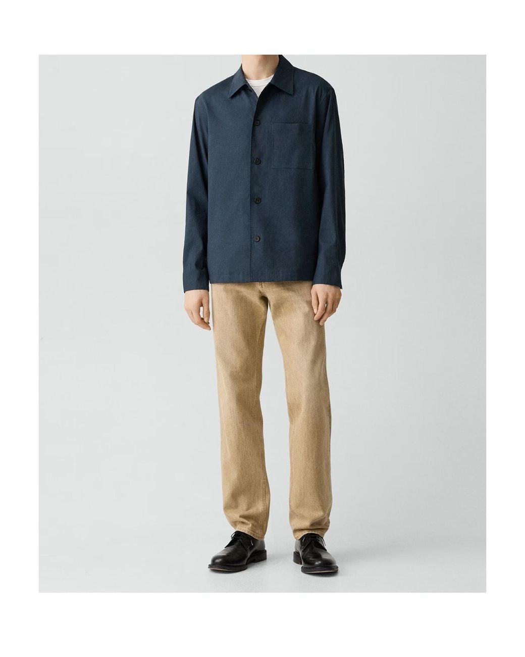 Theory Blue Overshirt for men