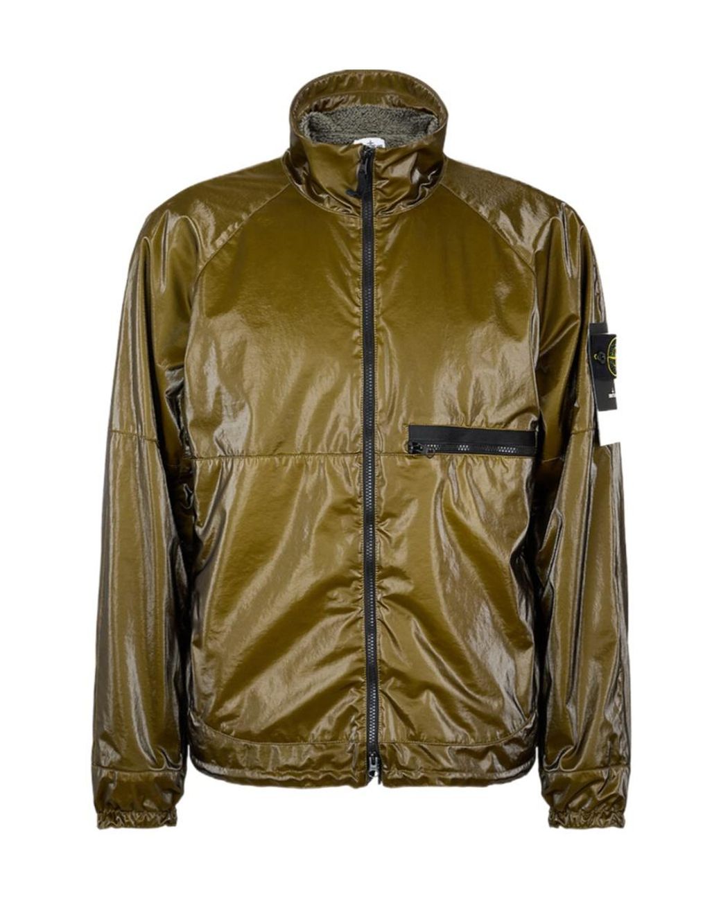Stone Island Green Compass-Badge Jacket for men